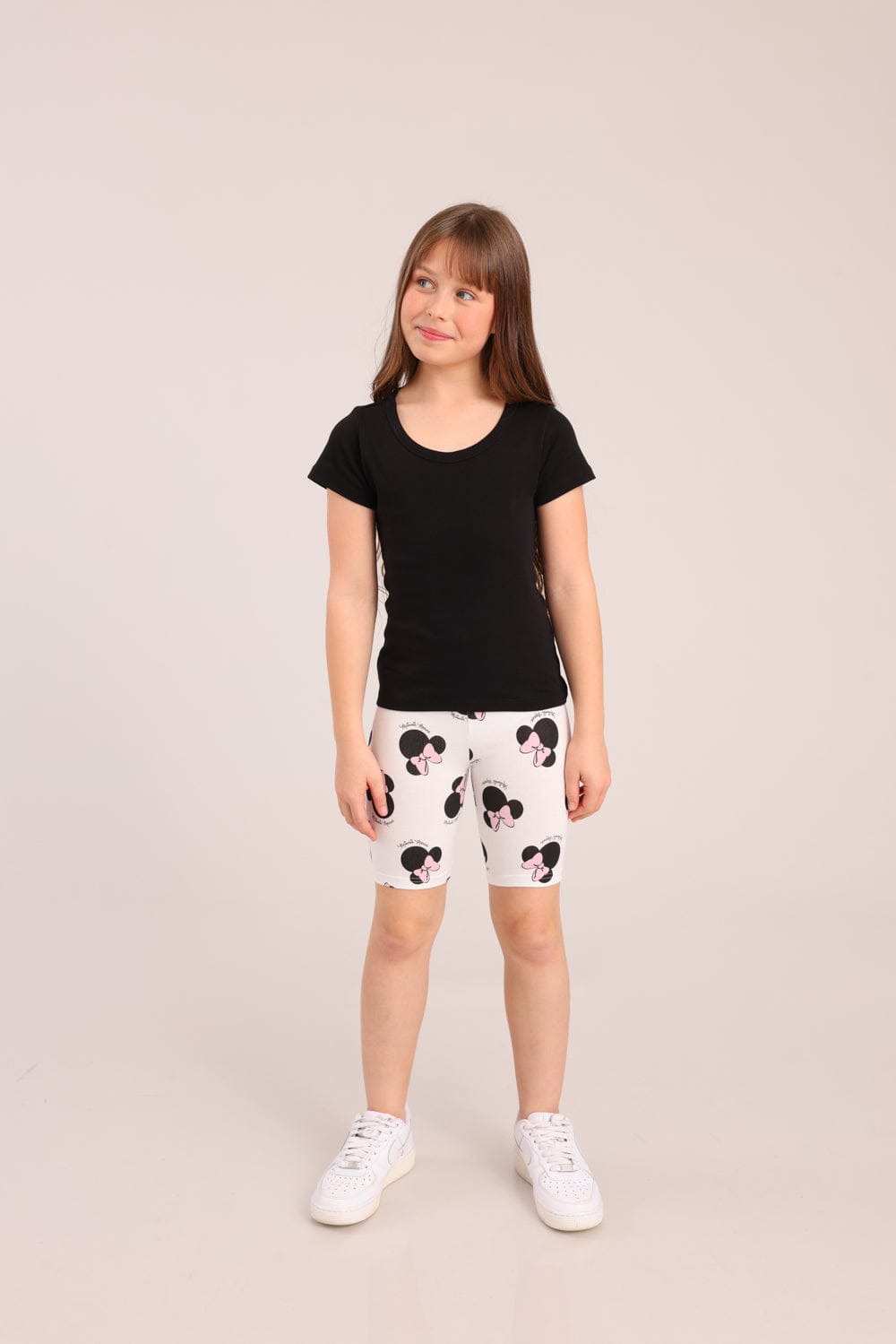 FOX בנות מכנסיים קצרים טייץ קצר ממותג מיני מאוס דיסני טייץ קצר ממותג מיני מאוס דיסני