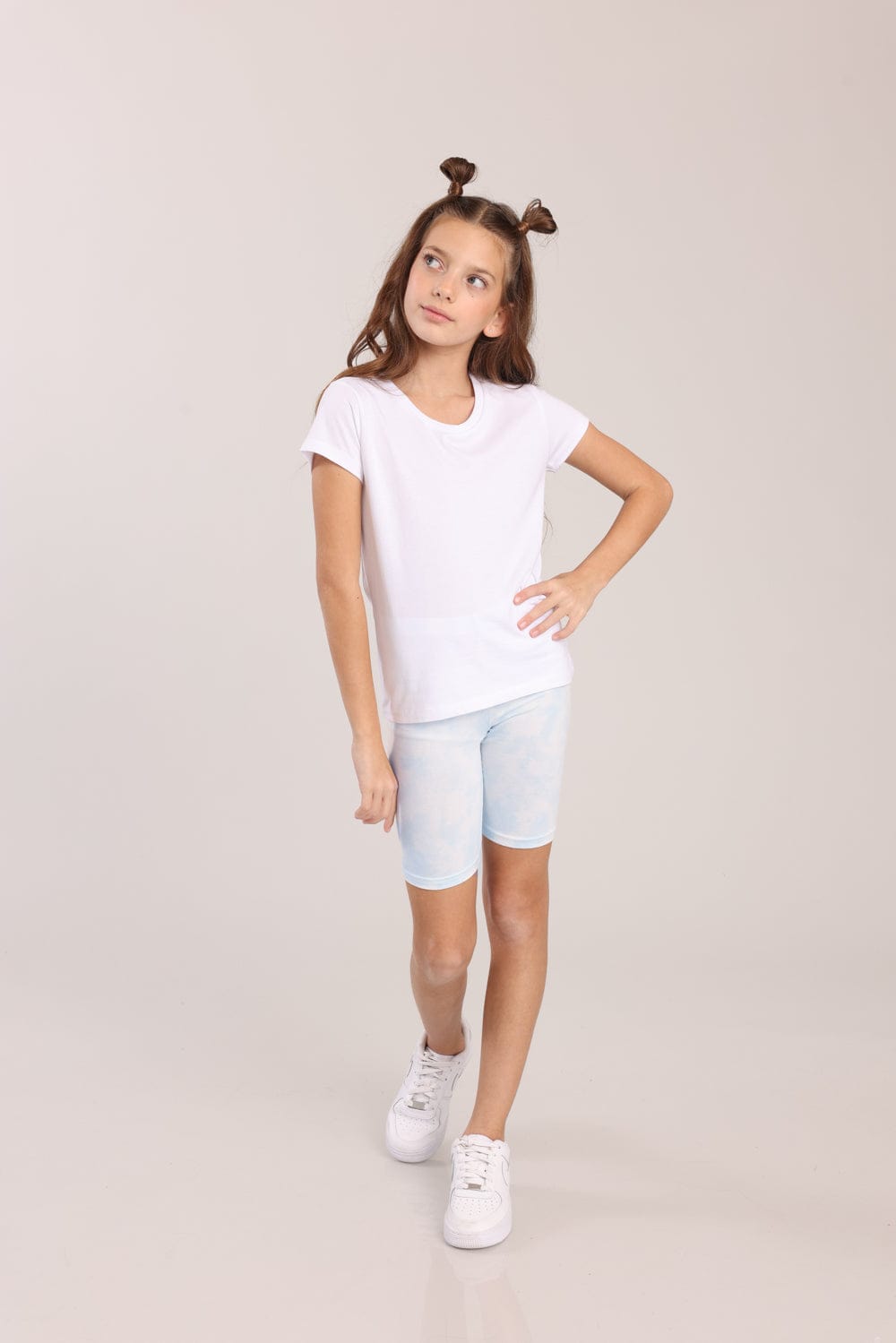 FOX בנות מכנסיים טייץ קצר טאי דאי טייץ קצר טאי דאי