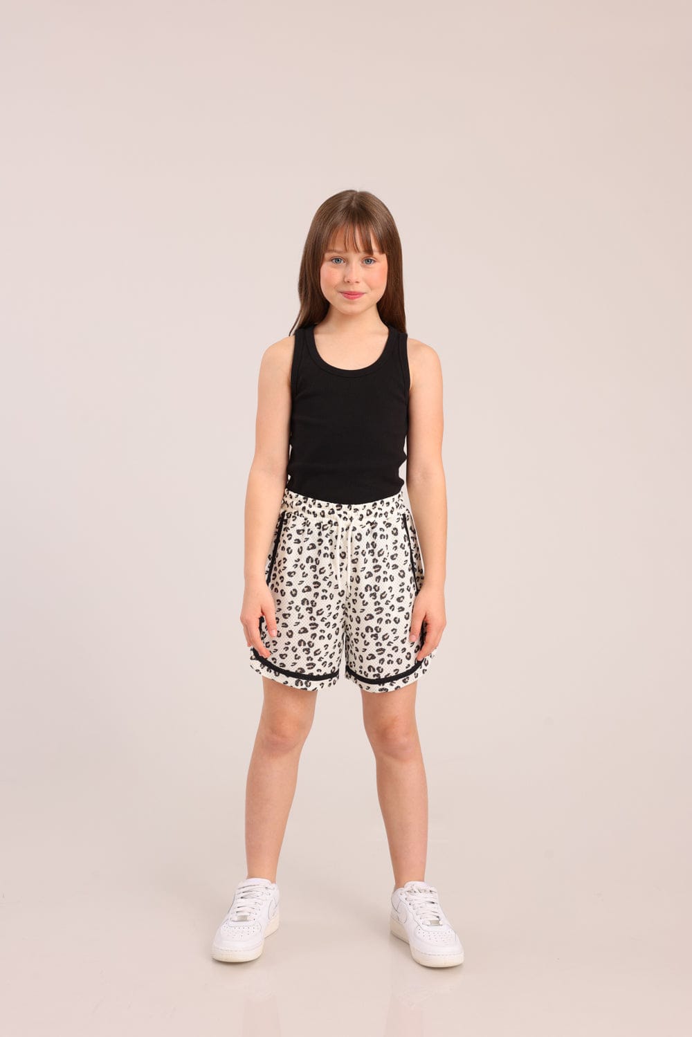 FOX בנות מכנסיים קצרים מכנסיים קצרים מנומרים מכנסיים קצרים מנומרים