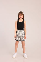 FOX בנות מכנסיים קצרים מכנסיים קצרים מנומרים מכנסיים קצרים מנומרים