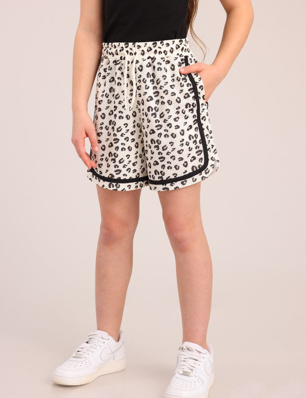 FOX בנות מכנסיים קצרים מכנסיים קצרים מנומרים מכנסיים קצרים מנומרים