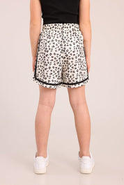 FOX בנות מכנסיים קצרים מכנסיים קצרים מנומרים מכנסיים קצרים מנומרים