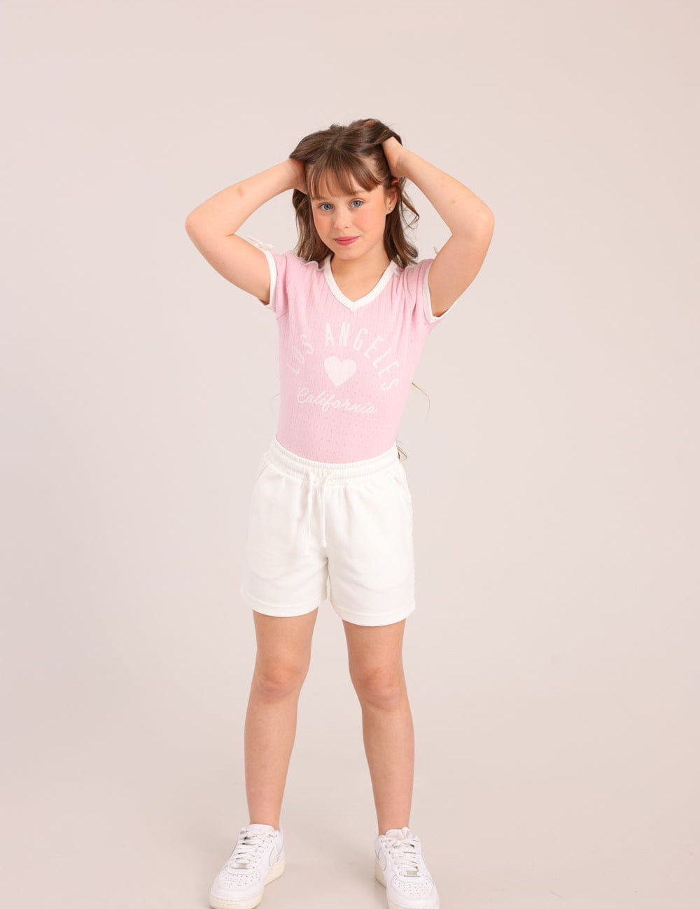 FOX בנות מכנסיים קצרים מכנסי טק קצרים מכנסי טק קצרים