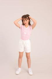 FOX בנות מכנסיים קצרים מכנסי טק קצרים מכנסי טק קצרים