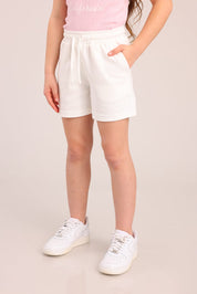 FOX בנות מכנסיים קצרים מכנסי טק קצרים מכנסי טק קצרים