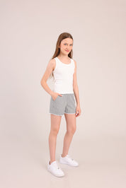 FOX בנות מכנסיים קצרים מכנסי אריג מכנסי אריג