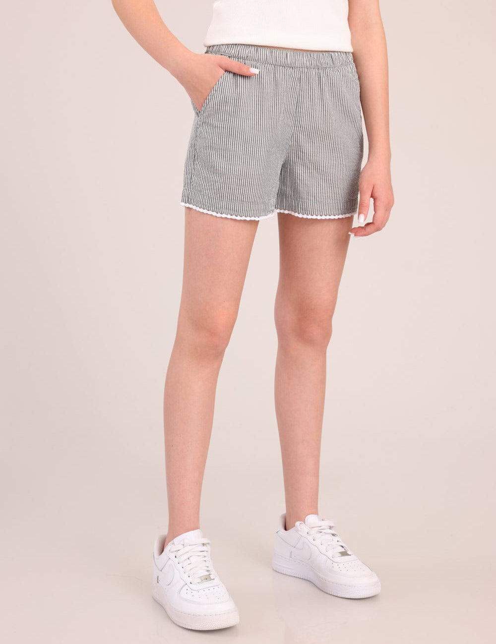 FOX בנות מכנסיים קצרים מכנסי אריג מכנסי אריג