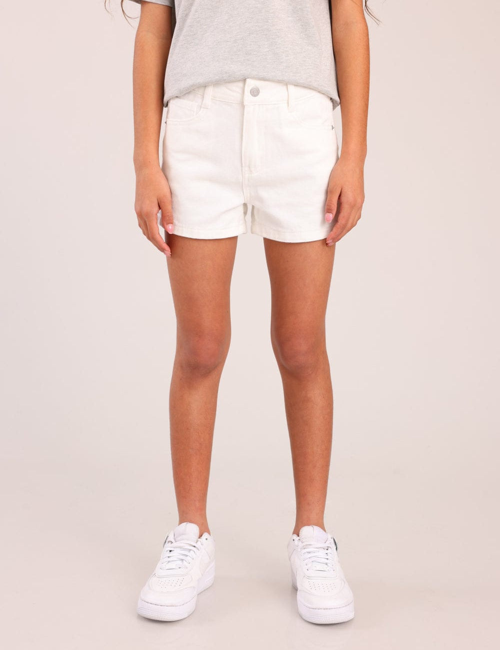 FOX בנות מכנסיים קצרים מכנסי ג'ינס מכנסי ג'ינס