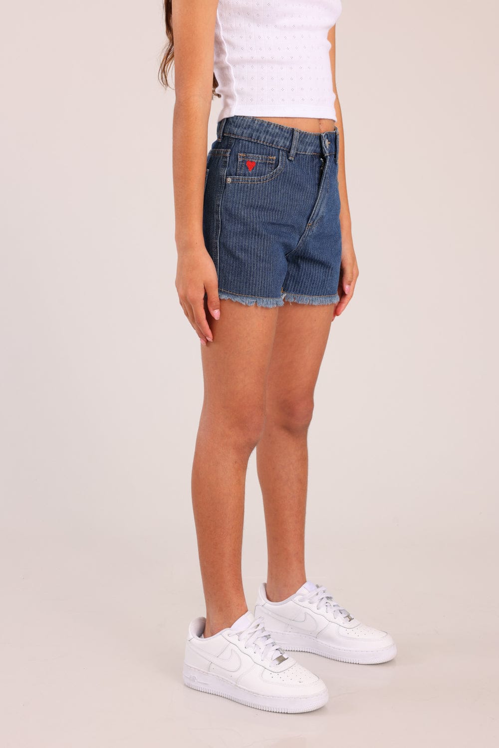 FOX בנות מכנסיים קצרים שורט ג'ינס שורט ג'ינס