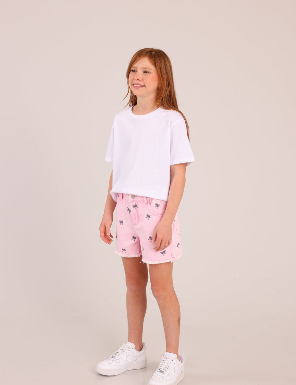 FOX בנות מכנסיים קצרים מכנסי ג'ינס ממותגים סטיץ' דיסני מכנסי ג'ינס ממותגים סטיץ' דיסני