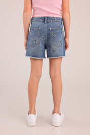 FOX בנות מכנסיים קצרים מכנסי ג'ינס ממותגים סטיץ' דיסני מכנסי ג'ינס ממותגים סטיץ' דיסני