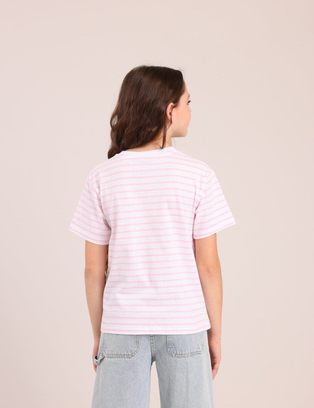 FOX בנות חולצה קצרה חולצה ממותגת ברבי חולצה ממותגת ברבי