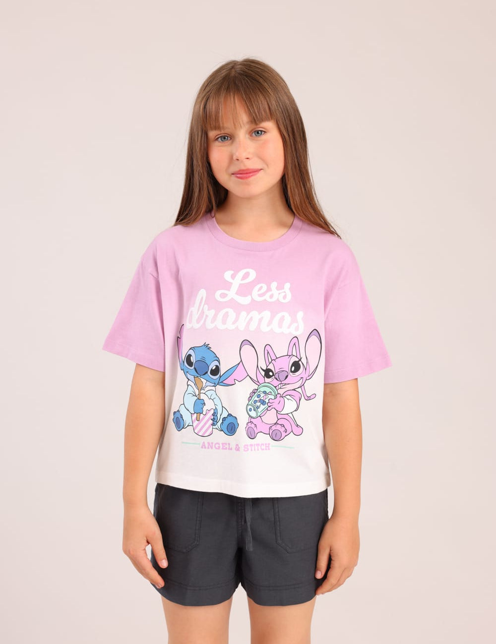 FOX בנות חולצה קצרה חולצה ממותגת חולצה ממותגת