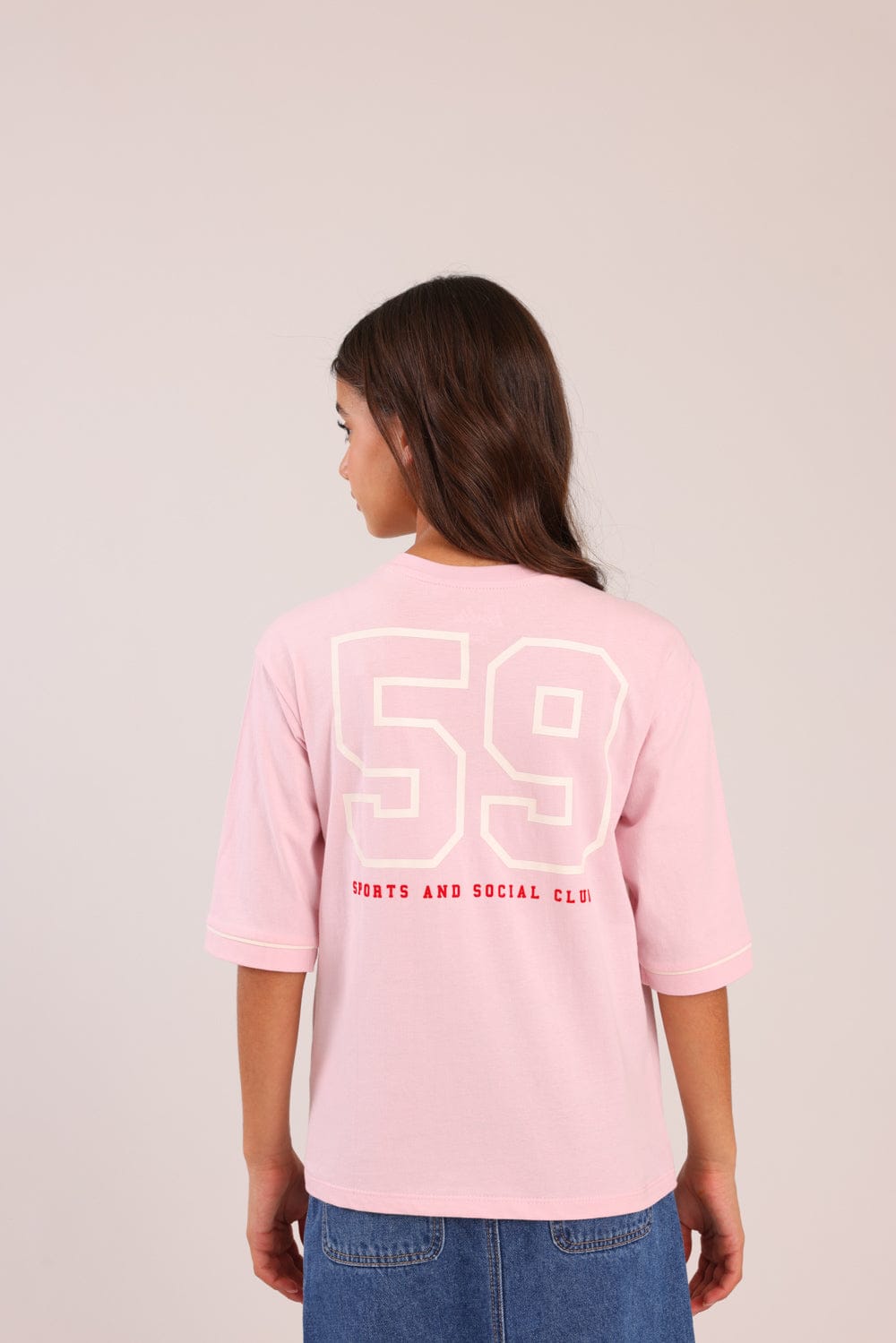 FOX בנות חולצה קצרה חולצה ממותגת ברבי חולצה ממותגת ברבי