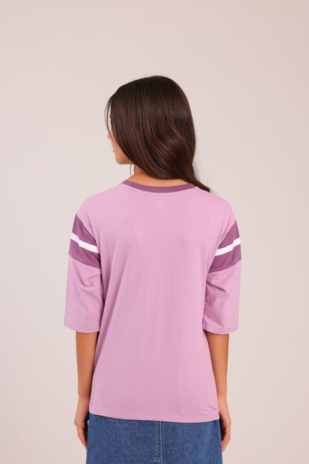 FOX בנות חולצה קצרה חולצה ממותגת דיסני סטיץ' חולצה ממותגת דיסני סטיץ'