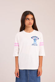 FOX בנות חולצה קצרה חולצה ממותגת דיסני חולצה ממותגת דיסני