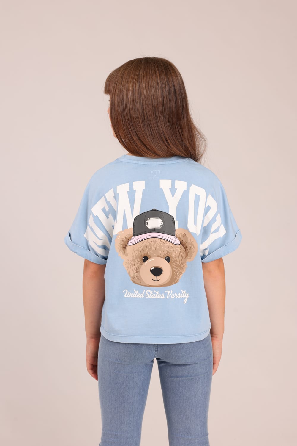FOX בנות חולצה קצרה חולצה עם הדפס חולצה עם הדפס