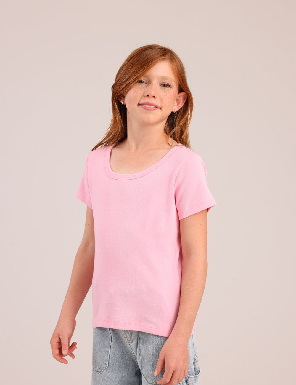 FOX בנות חולצה טישרט בייסיק צווארון עגול FOX | טישרט בייסיק צווארון עגול | קנה עכשיו