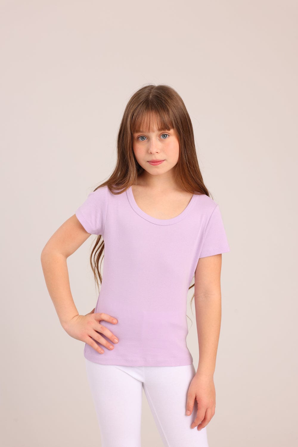 FOX בנות חולצה קצרה חולצת בייסיק קצרה חולצת בייסיק קצרה