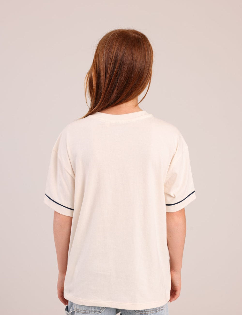 FOX בנות חולצה קצרה חולצה ממותגת סנופי חולצה ממותגת סנופי