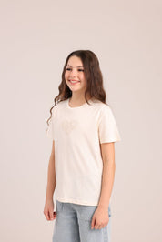 FOX בנות חולצה קצרה חולצה עם הדפס חולצה עם הדפס