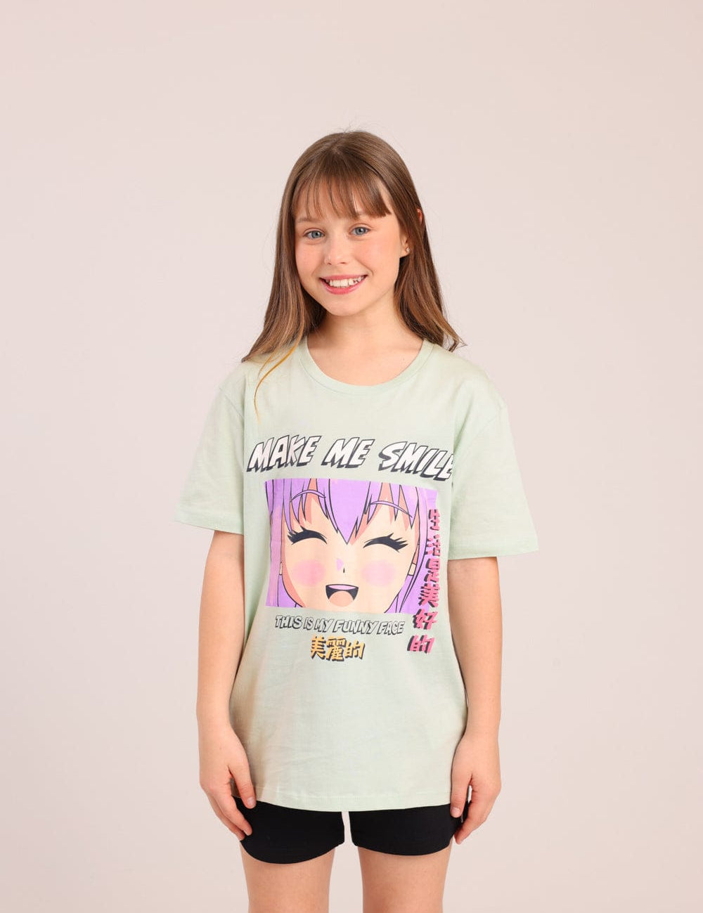 FOX בנות חולצה קצרה חולצה עם הדפס חולצה עם הדפס