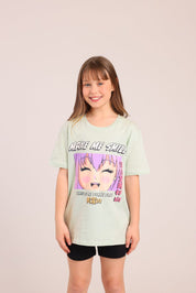 FOX בנות חולצה קצרה חולצה עם הדפס חולצה עם הדפס