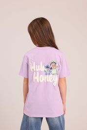 FOX בנות חולצה קצרה חולצה ממותגת דיסני חולצה ממותגת דיסני