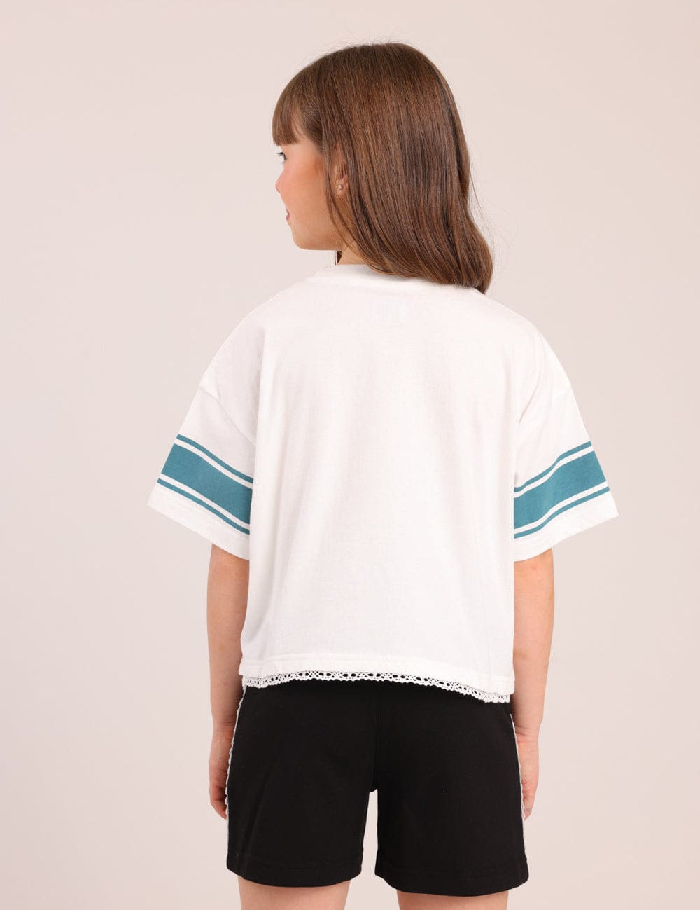 FOX בנות חולצה קצרה חולצה ממותגת NBA חולצה ממותגת NBA