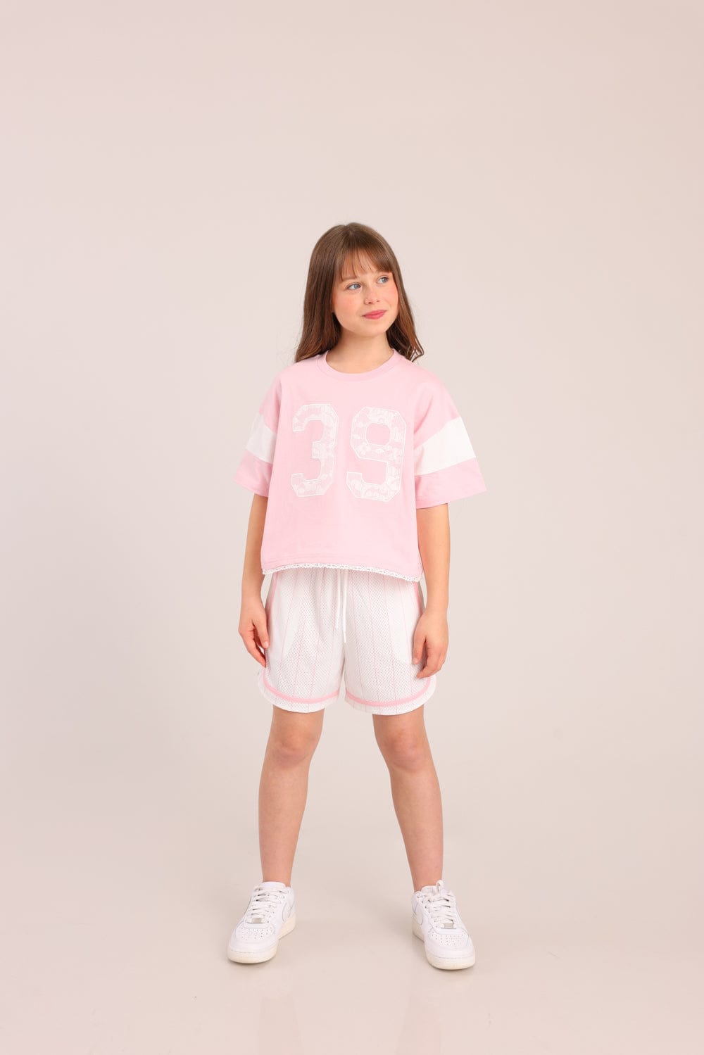 FOX בנות חולצה קצרה חולצה עם הדפס חולצה עם הדפס