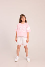 FOX בנות חולצה קצרה חולצה עם הדפס חולצה עם הדפס