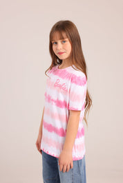 FOX בנות חולצה קצרה חולצה ממותגת ברבי חולצה ממותגת ברבי