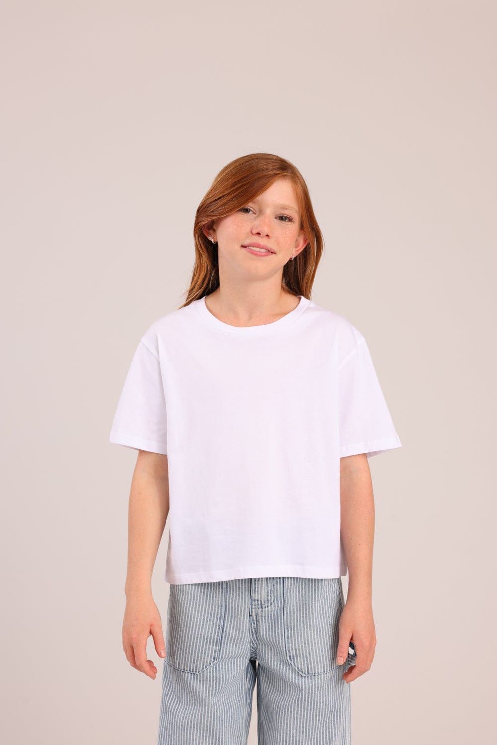 FOX בנות חולצה קצרה חולצה טריקו בייסיק חולצה טריקו בייסיק