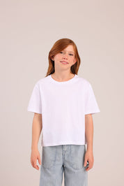 FOX בנות חולצה קצרה חולצה טריקו בייסיק חולצה טריקו בייסיק