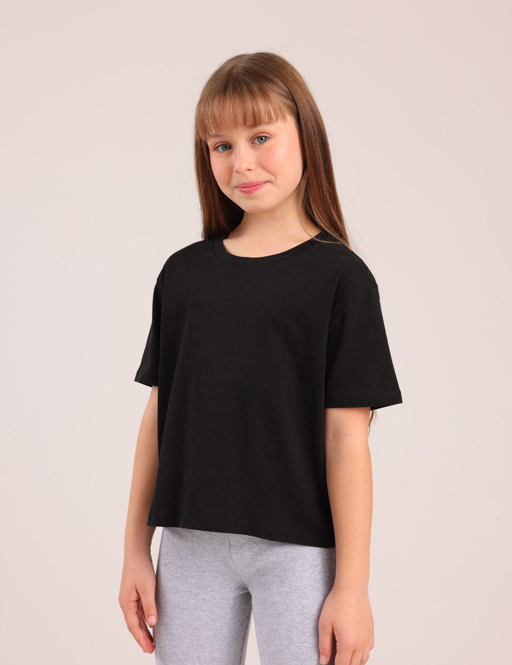 FOX בנות חולצה קצרה חולצה טריקו בייסיק חולצה טריקו בייסיק