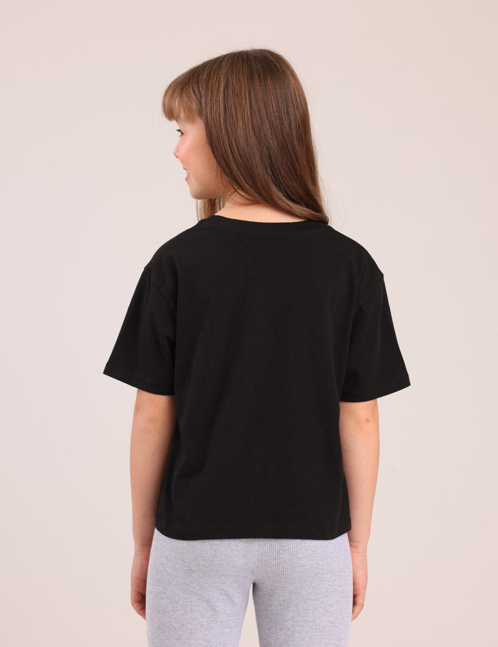 FOX בנות חולצה קצרה חולצה טריקו בייסיק חולצה טריקו בייסיק