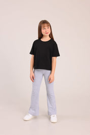 FOX בנות חולצה קצרה חולצה טריקו בייסיק חולצה טריקו בייסיק