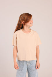 FOX בנות חולצה קצרה חולצה טריקו בייסיק חולצה טריקו בייסיק