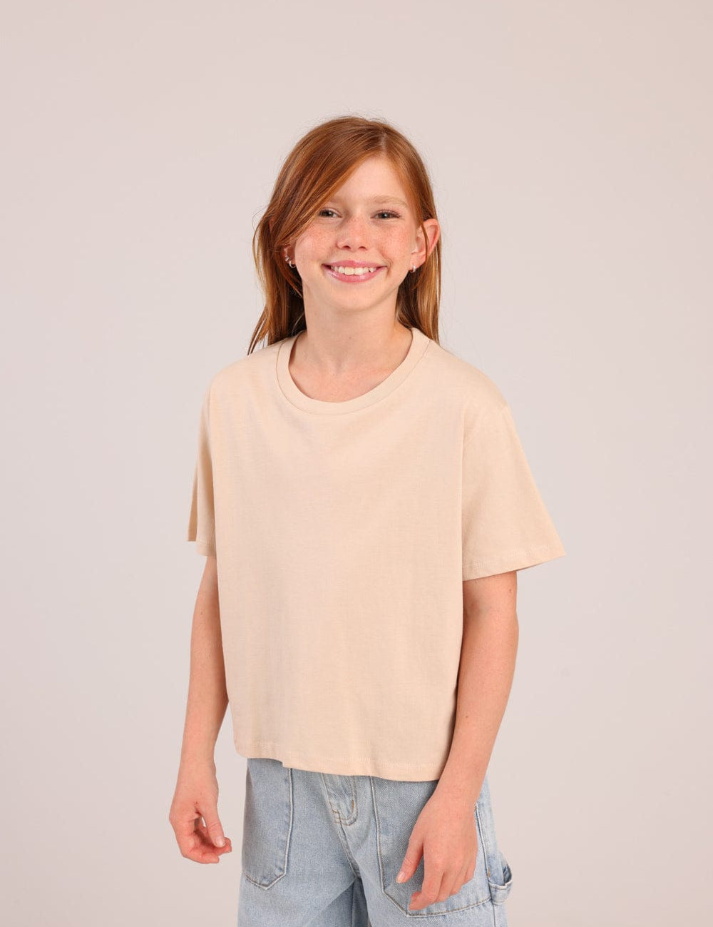 FOX בנות חולצה קצרה חולצה טריקו בייסיק חולצה טריקו בייסיק