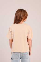 FOX בנות חולצה קצרה חולצה טריקו בייסיק חולצה טריקו בייסיק