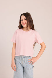 FOX בנות חולצה קצרה חולצה טריקו בייסיק חולצה טריקו בייסיק