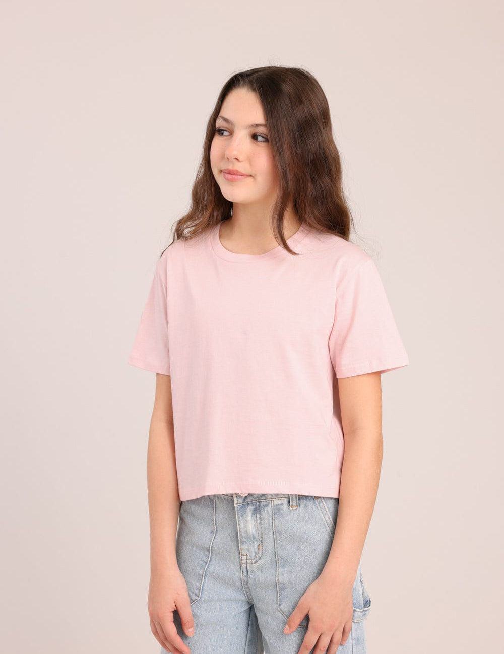 FOX בנות חולצה קצרה חולצה טריקו בייסיק חולצה טריקו בייסיק