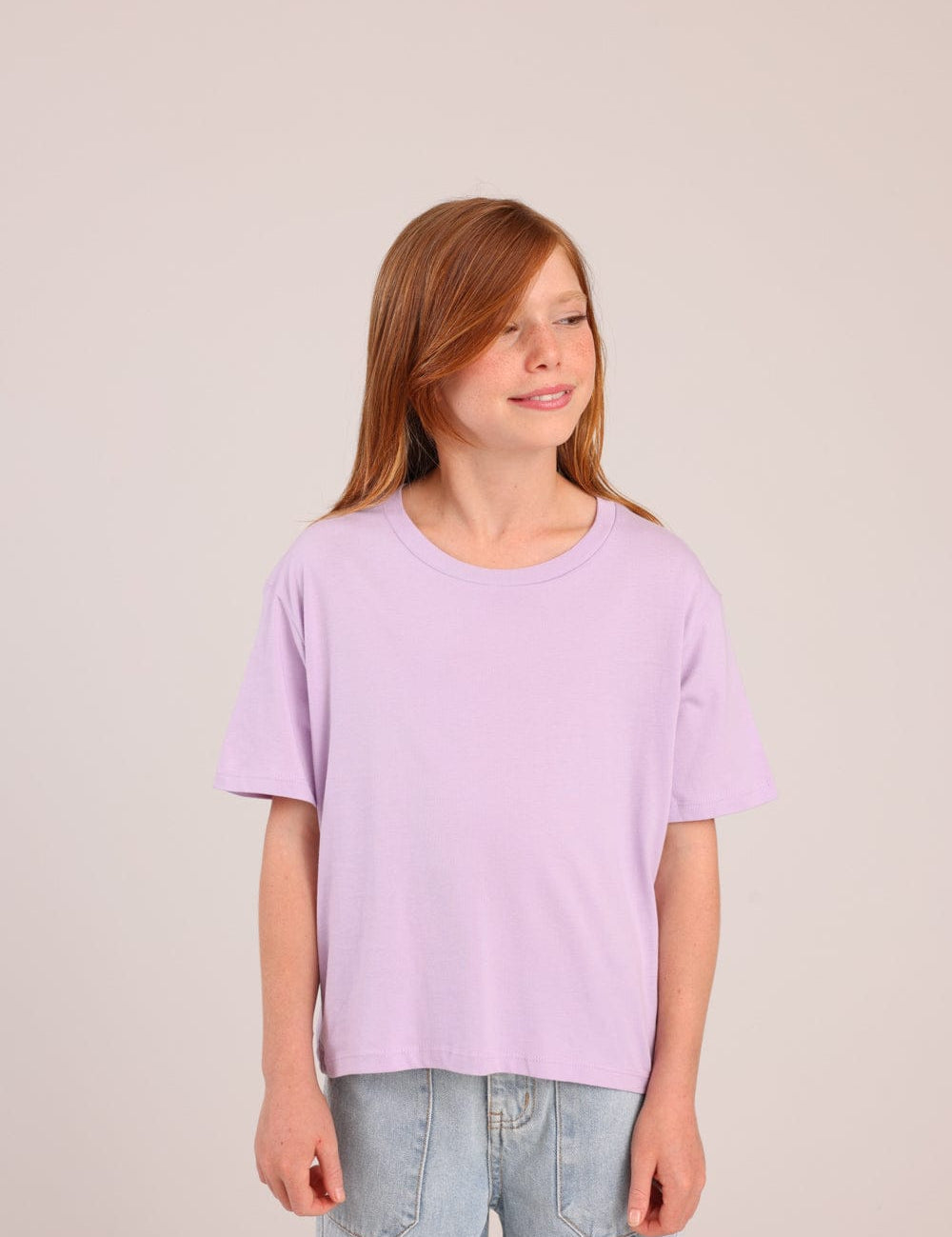 FOX בנות חולצה קצרה חולצה טריקו בייסיק חולצה טריקו בייסיק