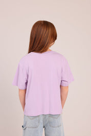 FOX בנות חולצה קצרה חולצה טריקו בייסיק חולצה טריקו בייסיק