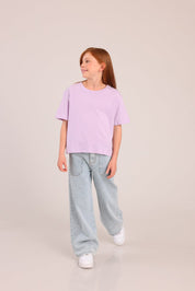 FOX בנות חולצה קצרה חולצה טריקו בייסיק חולצה טריקו בייסיק