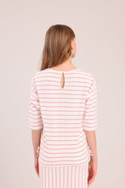 FOX בנות חולצה קצרה חולצה עם פסים חולצה עם פסים