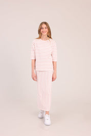 FOX בנות חולצה קצרה חולצה עם פסים חולצה עם פסים