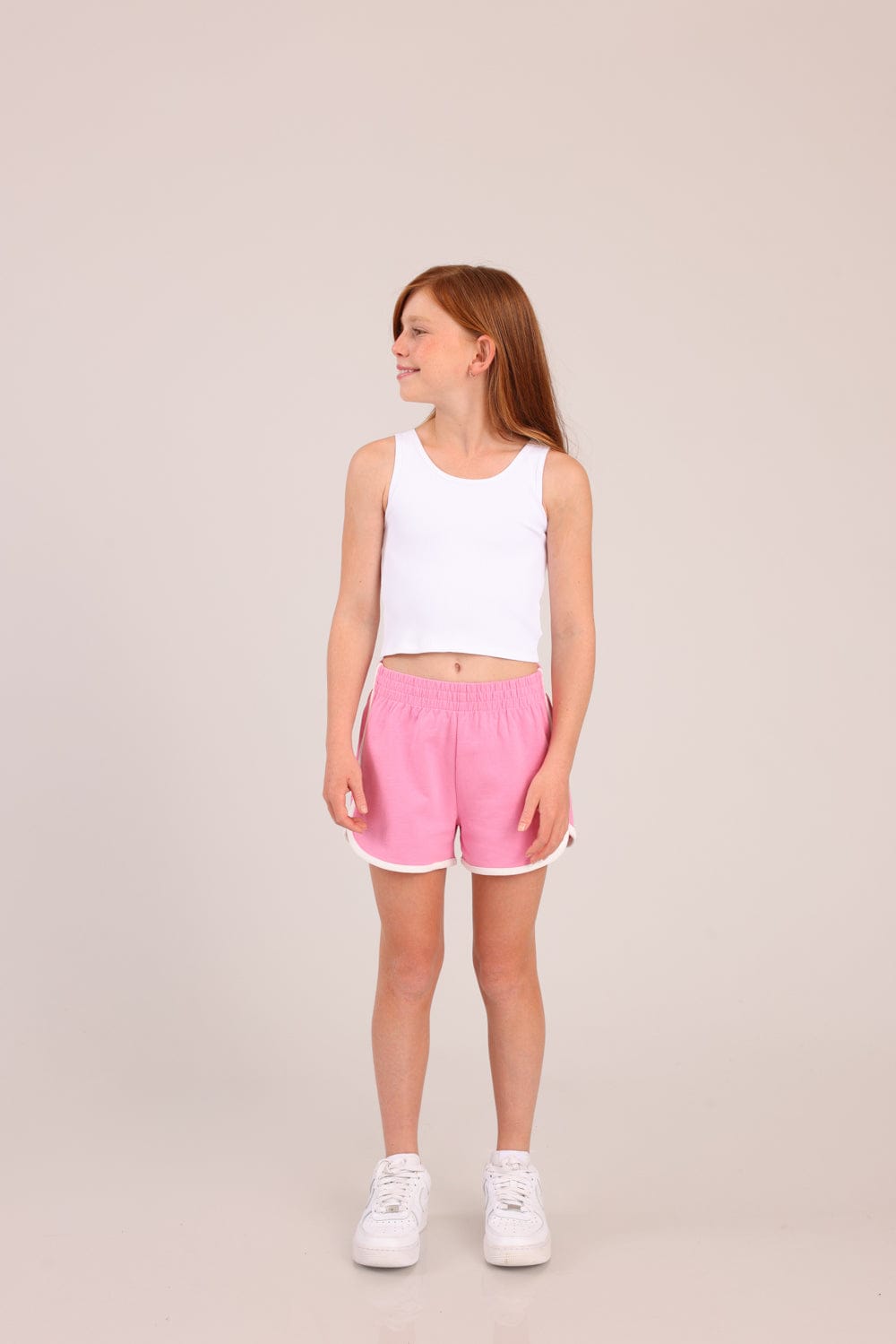 FOX בנות אחר גופיית ריב חלקה גופיית ריב חלקה