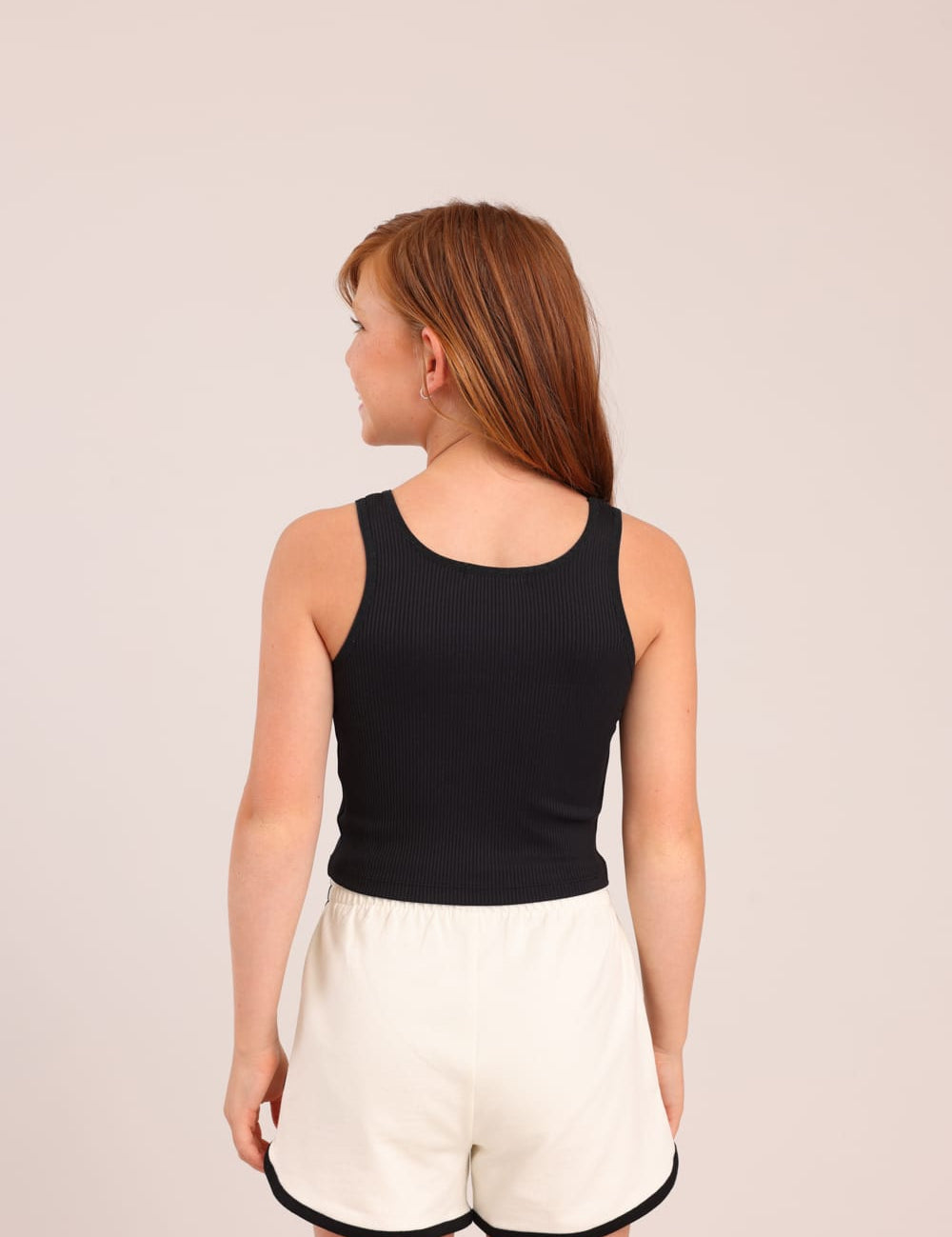 FOX בנות אחר גופיית ריב חלקה גופיית ריב חלקה