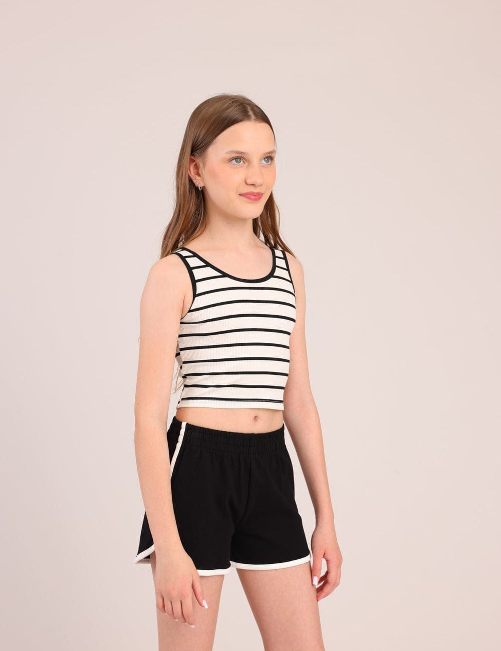 FOX בנות גופיה גופיית ריב פסים גופיית ריב פסים